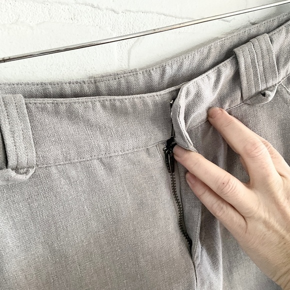 NWOT Patagonia Women Trouser Pants Hemp Straight/Wide leg Light Gray Eco Sz 12 - Picture 4 of 11